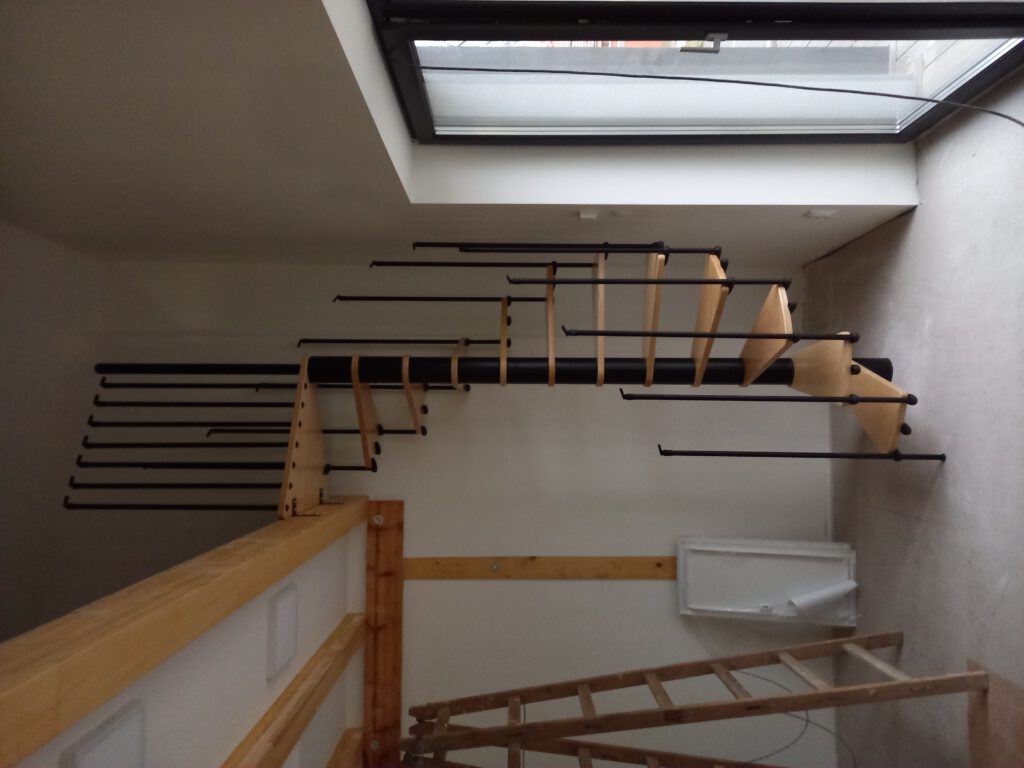 Realizzazione della scala a chiocciola Minka Berlino