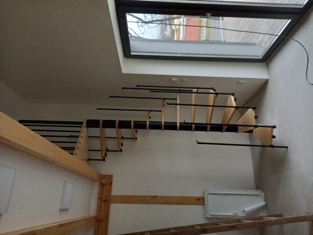 Realizzazione della scala a chiocciola Minka Berlino