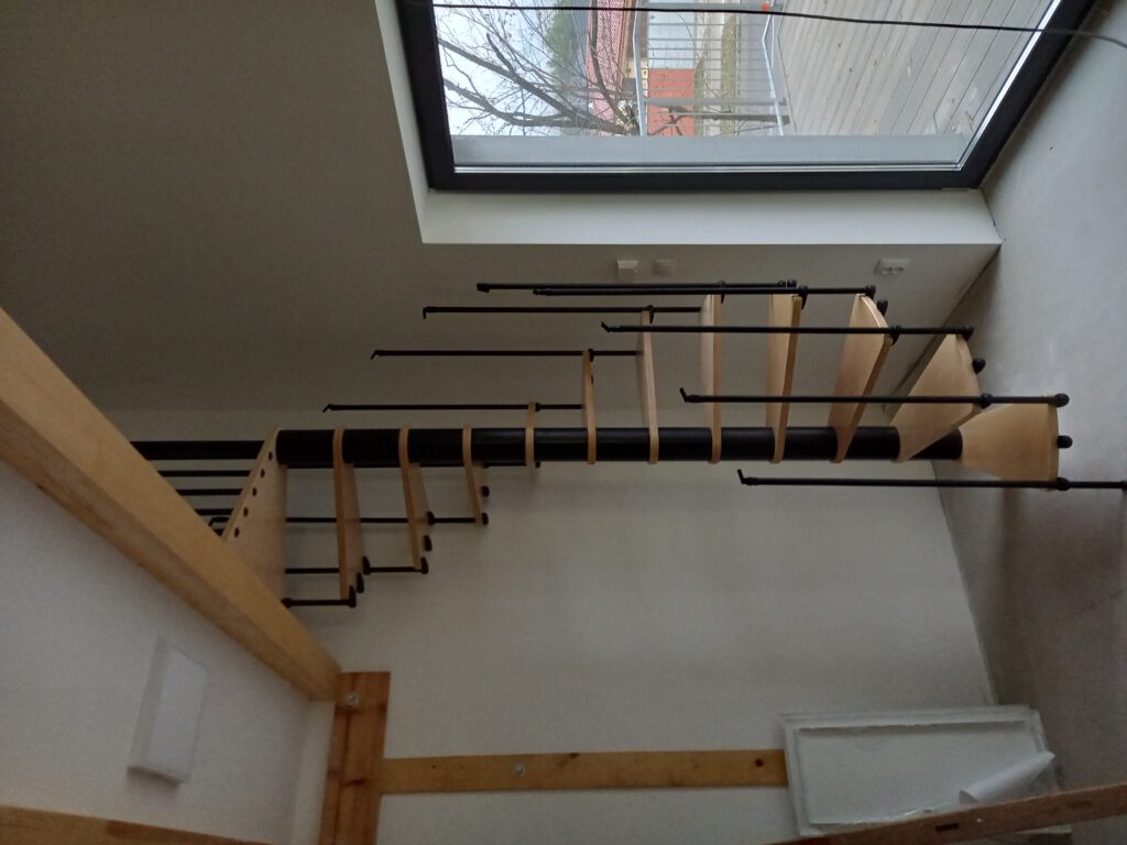 Realizzazione della scala a chiocciola Minka Berlino
