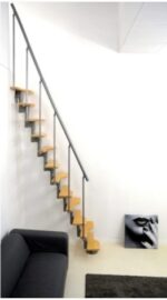 Helytakarékos lépcsőház Minka Bécs 4