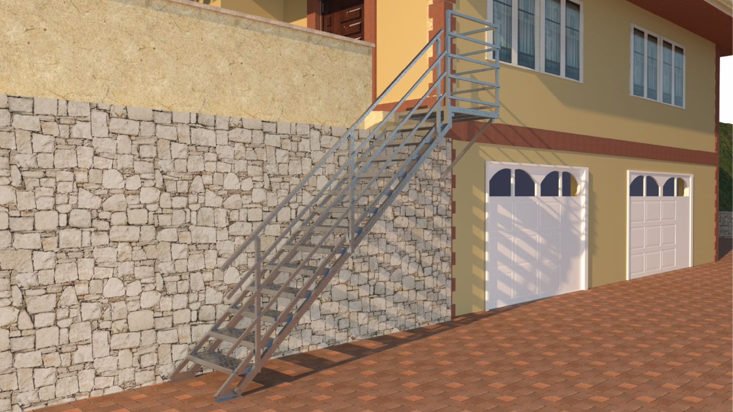 NEW YORK ZINC Außentreppe NEW YORK ZINC Außentreppe