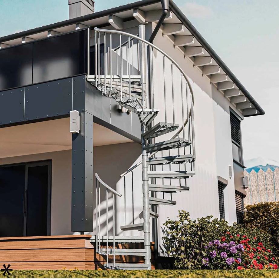 SCALANT SCARVO M_2 Außenspindeltreppe Scalant Scarvo