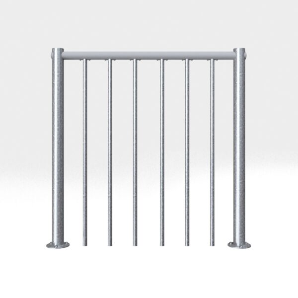 Brüstungsgeländer zu Rondo Zink Smart