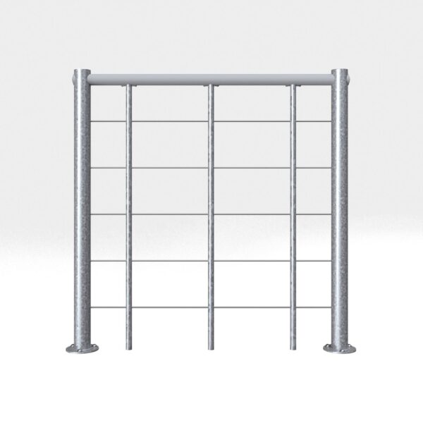 Brüstungsgeländer zu Spino Zink Smart