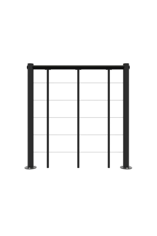 Minka_Bruestungsgelaender_Untergurte_PVC_grau_1 Brüstungsgeländer mit Untergurten und PVC-Handlauf – Bild 1